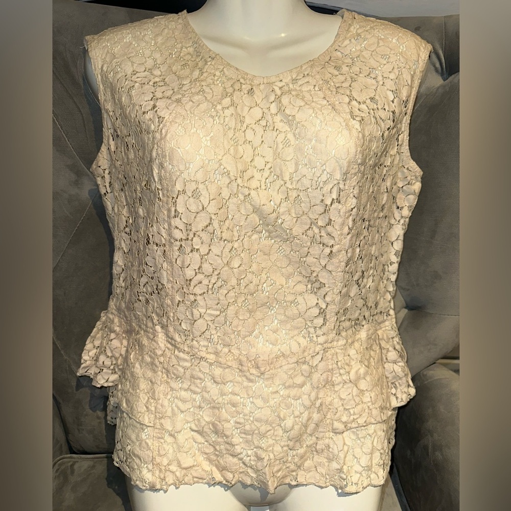 Adiva Cream Lace Top